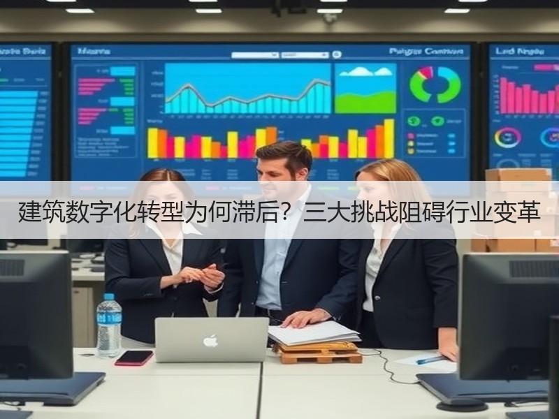 建筑数字化转型为何滞后？三大挑战阻碍行业变革