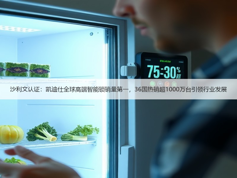 沙利文认证：凯迪仕全球高端智能锁销量第一，36国热销超1000万台引领行业发展