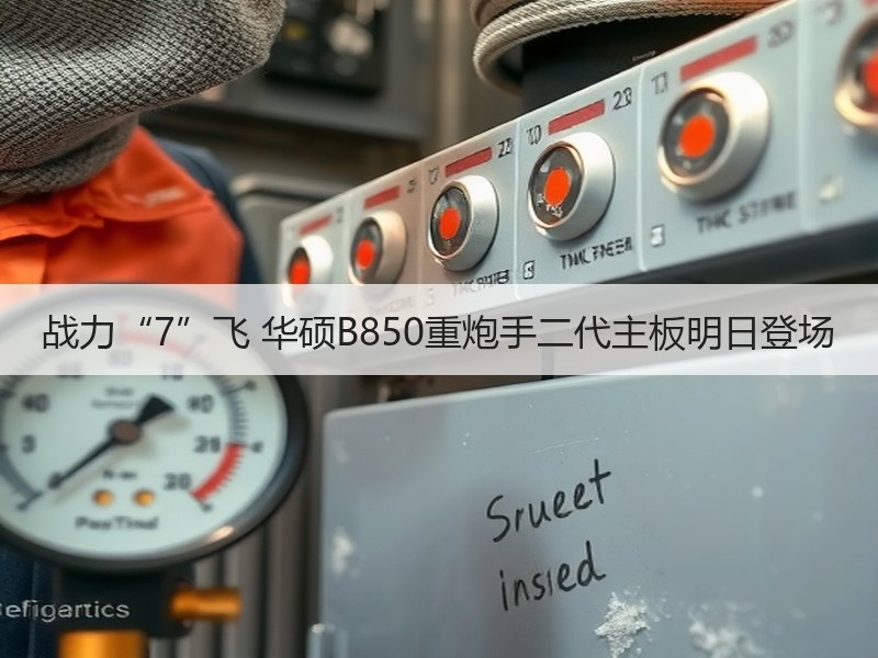 战力“7”飞 华硕B850重炮手二代主板明日登场