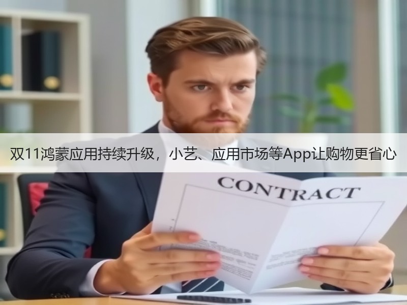 双11鸿蒙应用持续升级，小艺、应用市场等App让购物更省心