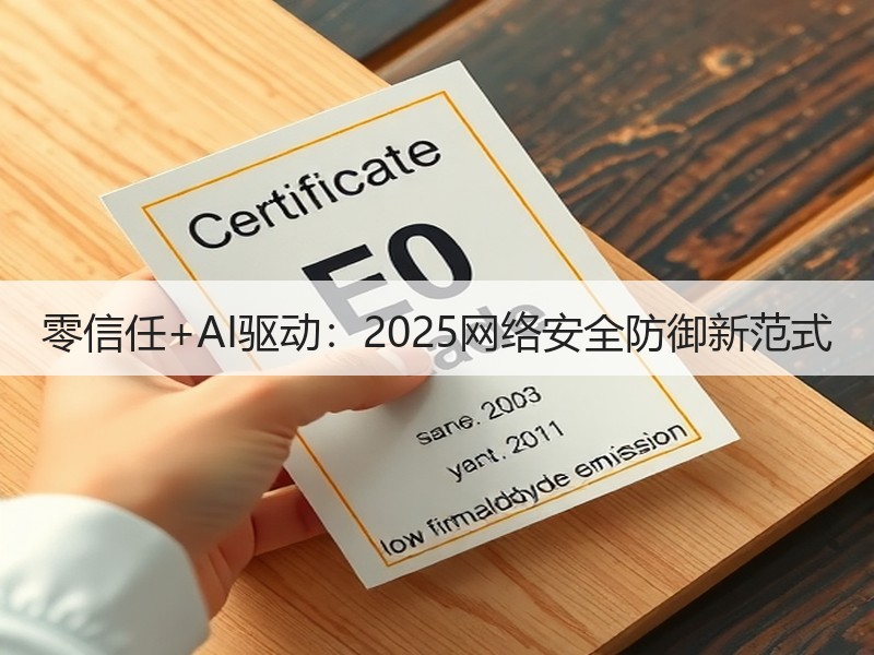 零信任+AI驱动：2025网络安全防御新范式