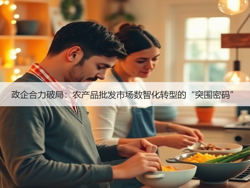 政企合力破局：农产品批发市场数智化转型的“突围密码”