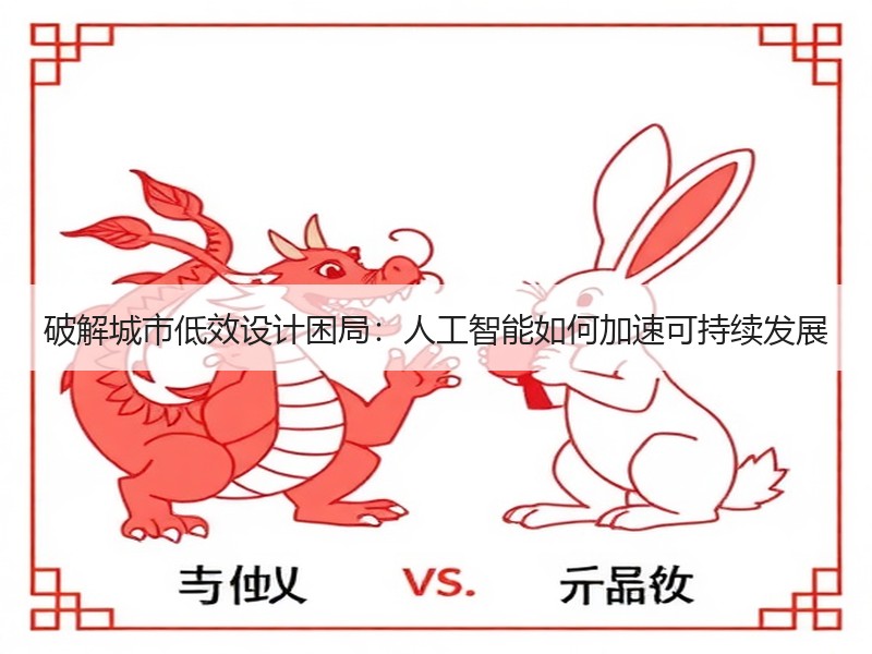 破解城市低效设计困局：人工智能如何加速可持续发展