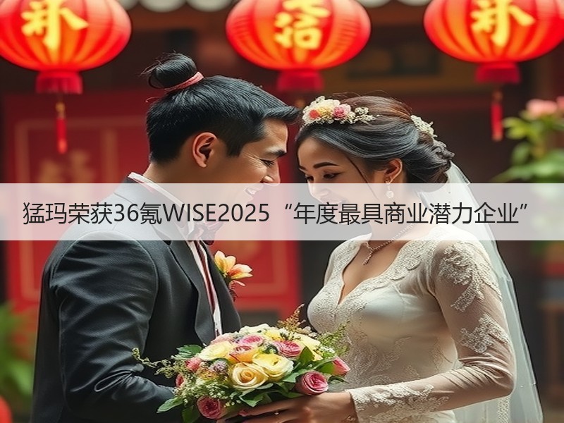 猛玛荣获36氪WISE2025“年度最具商业潜力企业”