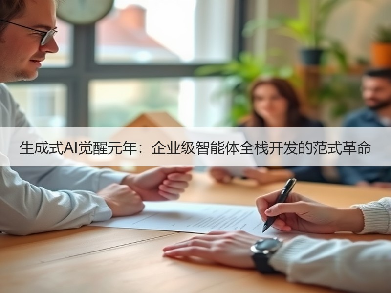生成式AI觉醒元年：企业级智能体全栈开发的范式革命