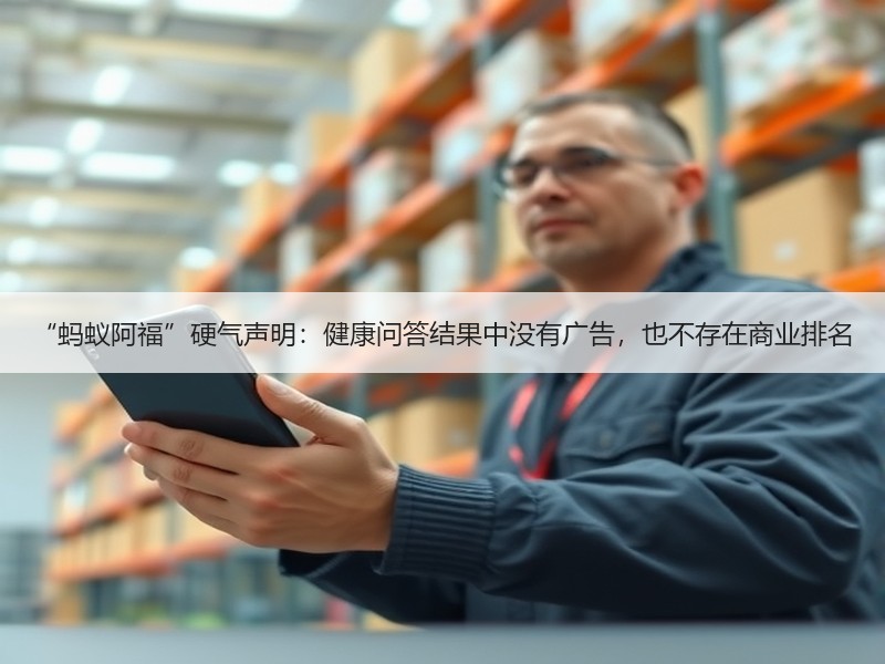 “蚂蚁阿福”硬气声明：健康问答结果中没有广告，也不存在商业排名