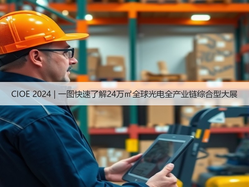 CIOE 2024 | 一图快速了解24万㎡全球光电全产业链综合型大展