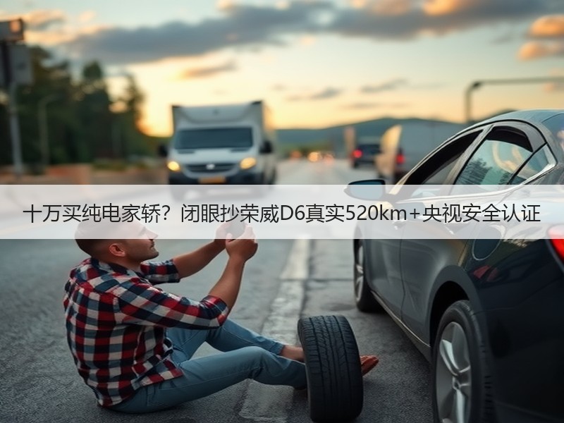 十万买纯电家轿？闭眼抄荣威D6真实520km+央视安全认证