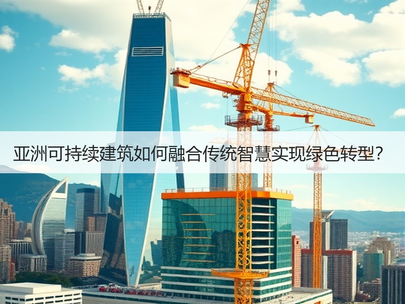 亚洲可持续建筑如何融合传统智慧实现绿色转型？