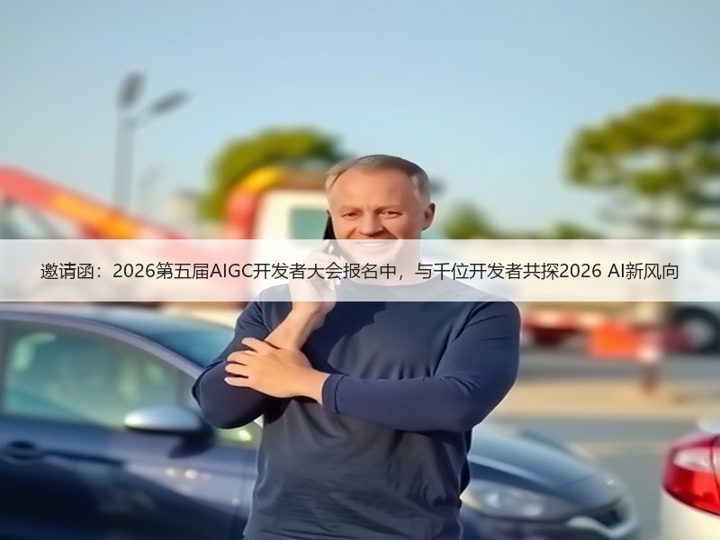 邀请函：2026第五届AIGC开发者大会报名中，与千位开发者共探2026 AI新风向