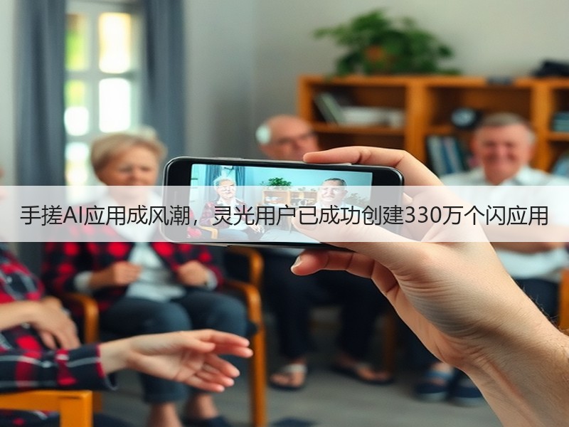 手搓AI应用成风潮，灵光用户已成功创建330万个闪应用