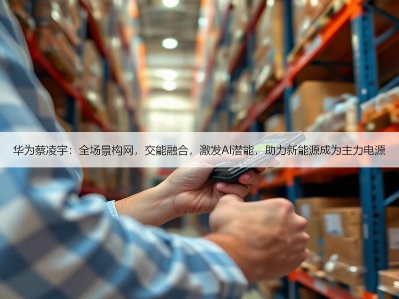 华为蔡凌宇：全场景构网，交能融合，激发AI潜能，助力新能源成为主力电源