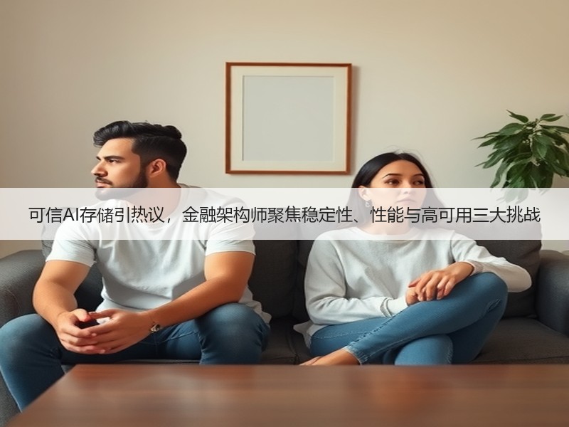 可信AI存储引热议，金融架构师聚焦稳定性、性能与高可用三大挑战