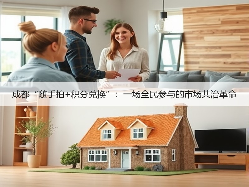 成都“随手拍+积分兑换”：一场全民参与的市场共治革命