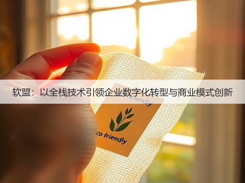 软盟：以全栈技术引领企业数字化转型与商业模式创新