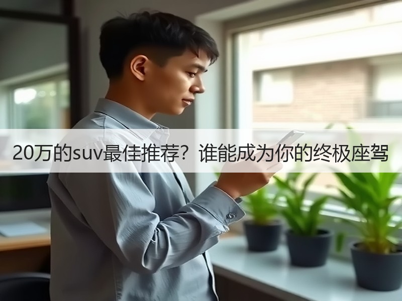 20万的suv最佳推荐？谁能成为你的终极座驾