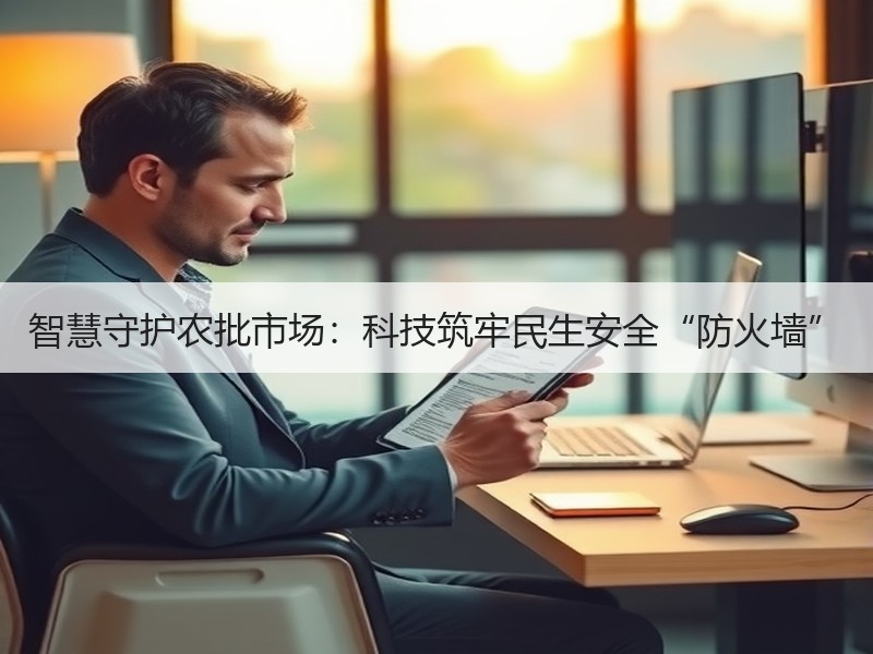 智慧守护农批市场：科技筑牢民生安全“防火墙”