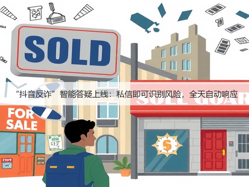“抖音反诈”智能答疑上线：私信即可识别风险，全天自动响应