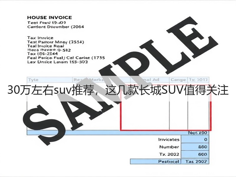 30万左右suv推荐，这几款长城SUV值得关注