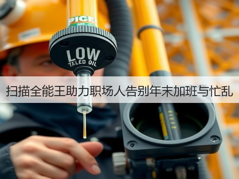 扫描全能王助力职场人告别年末加班与忙乱