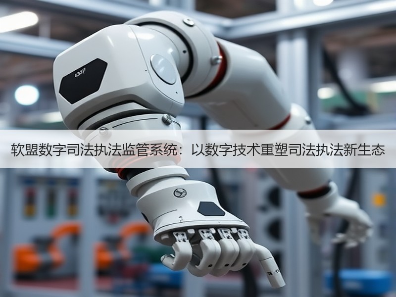 软盟数字司法执法监管系统：以数字技术重塑司法执法新生态