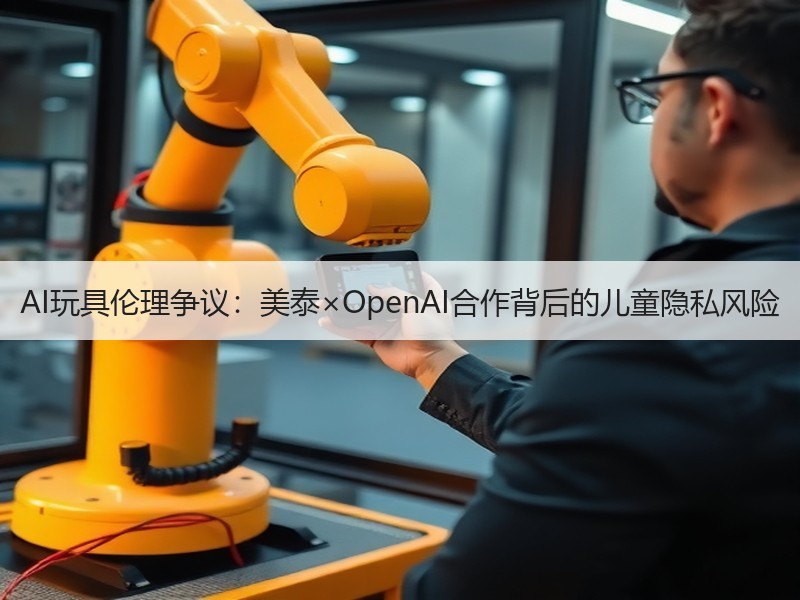 AI玩具伦理争议：美泰×OpenAI合作背后的儿童隐私风险