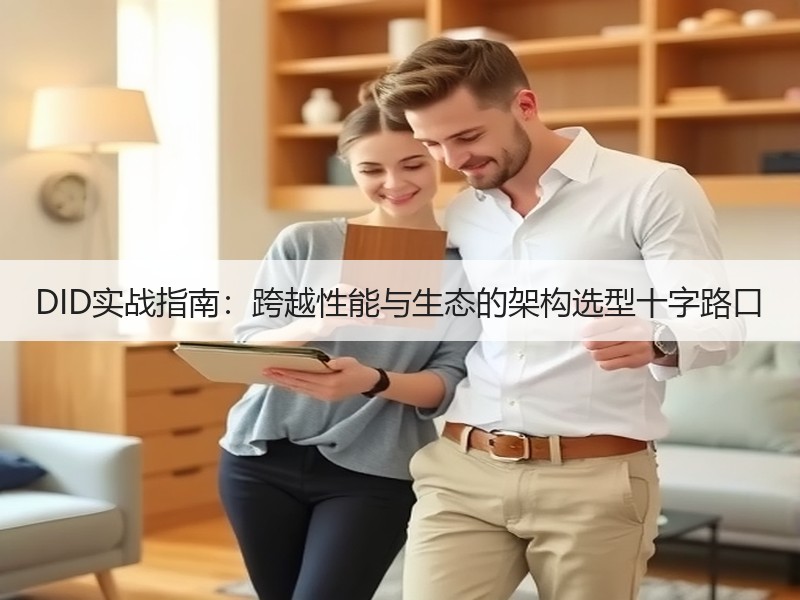 DID实战指南：跨越性能与生态的架构选型十字路口