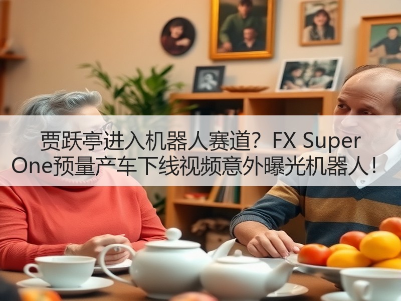 贾跃亭进入机器人赛道？FX Super One预量产车下线视频意外曝光机器人！