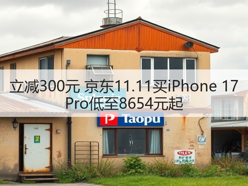 立减300元 京东11.11买iPhone 17 Pro低至8654元起