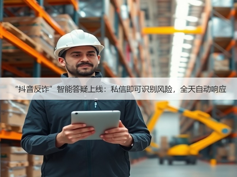 “抖音反诈”智能答疑上线：私信即可识别风险，全天自动响应