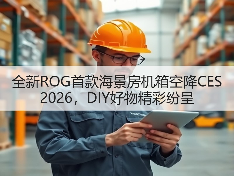 全新ROG首款海景房机箱空降CES 2026，DIY好物精彩纷呈
