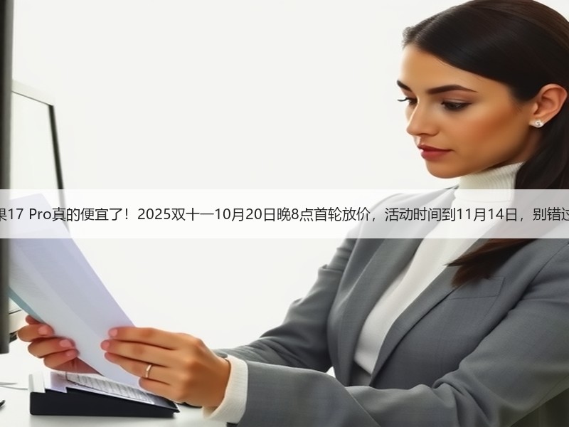 苹果17 Pro真的便宜了！2025双十一10月20日晚8点首轮放价，活动时间到11月14日，别错过！