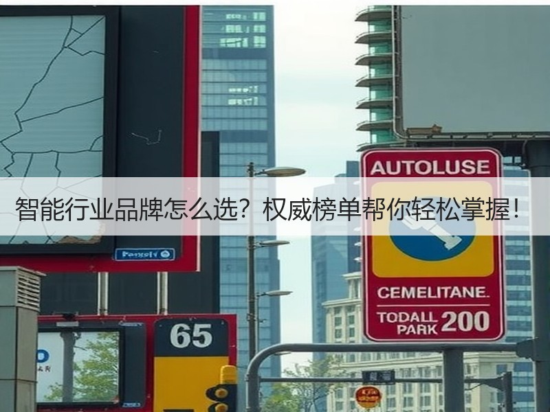 智能行业品牌怎么选？权威榜单帮你轻松掌握！