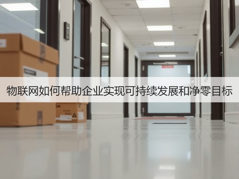 物联网如何帮助企业实现可持续发展和净零目标