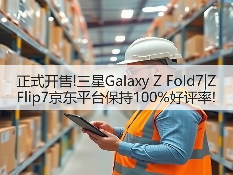 正式开售!三星Galaxy Z Fold7|Z Flip7京东平台保持100%好评率!
