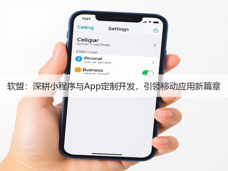 软盟：深耕小程序与App定制开发，引领移动应用新篇章