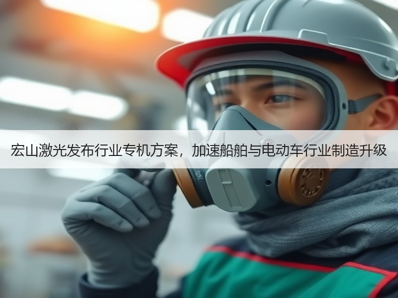 宏山激光发布行业专机方案，加速船舶与电动车行业制造升级