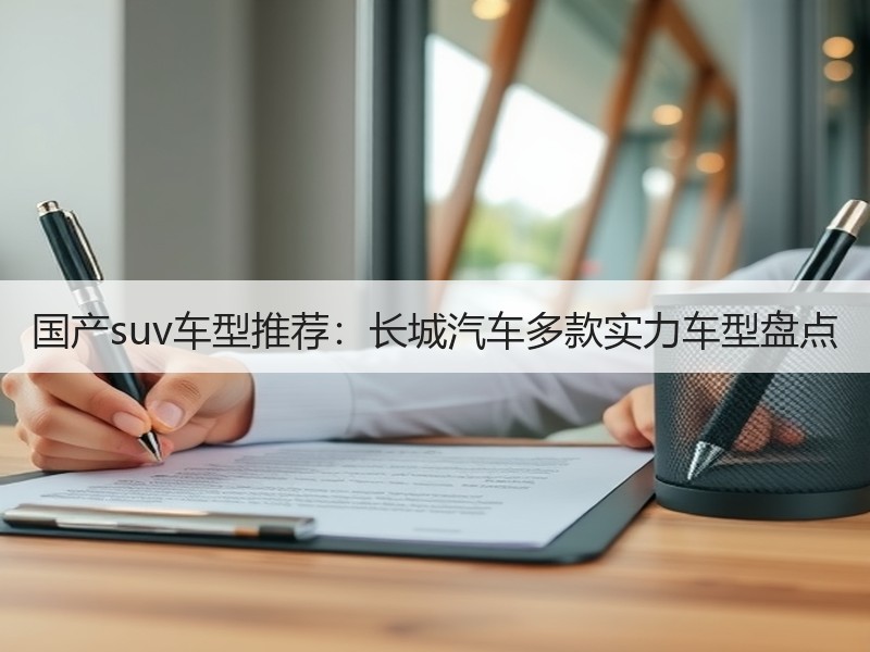 国产suv车型推荐：长城汽车多款实力车型盘点