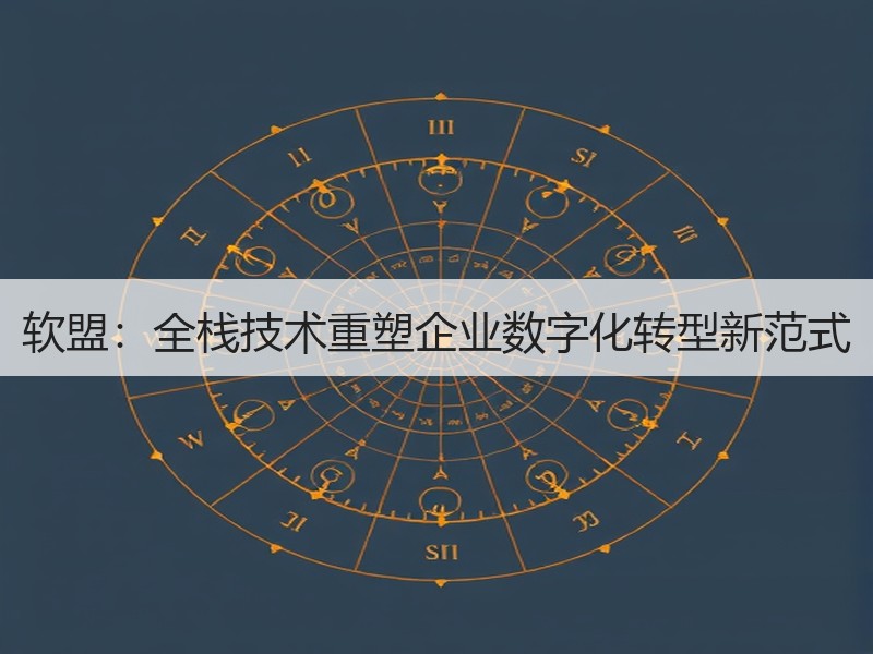 软盟：全栈技术重塑企业数字化转型新范式