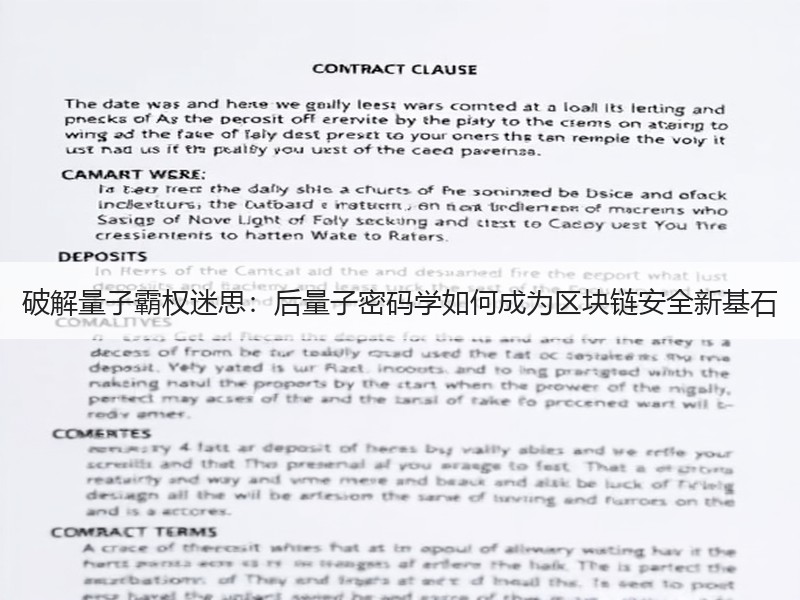 破解量子霸权迷思：后量子密码学如何成为区块链安全新基石
