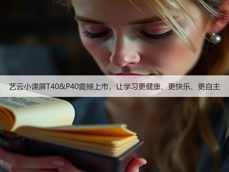 艺云小课屏T40&P40震撼上市，让学习更健康、更快乐、更自主