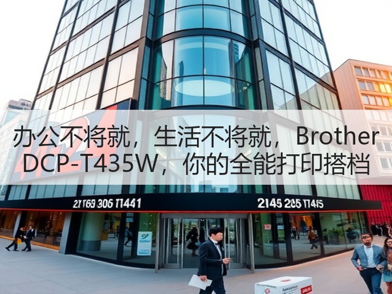 办公不将就，生活不将就，Brother DCP-T435W，你的全能打印搭档
