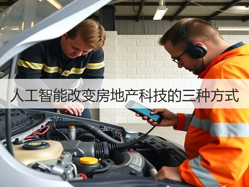 人工智能改变房地产科技的三种方式