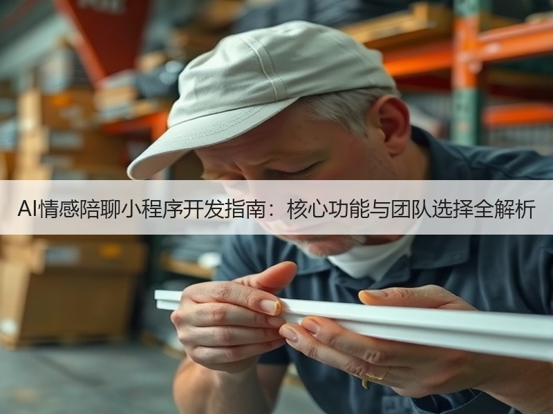 AI情感陪聊小程序开发指南：核心功能与团队选择全解析