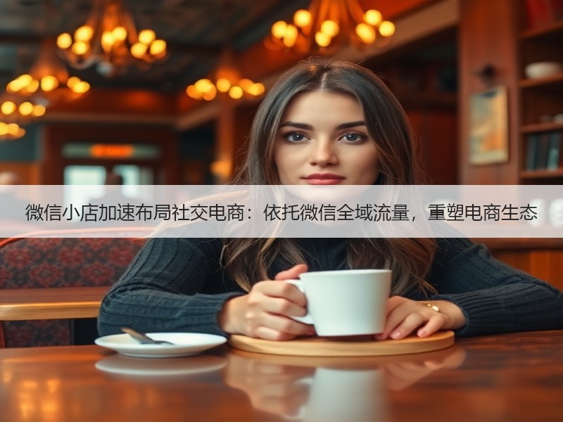 微信小店加速布局社交电商：依托微信全域流量，重塑电商生态