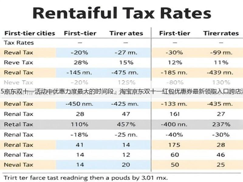 2025京东双十一活动中优惠力度最大的时间段，淘宝京东双十一红包优惠券最新领取入口跨店满减