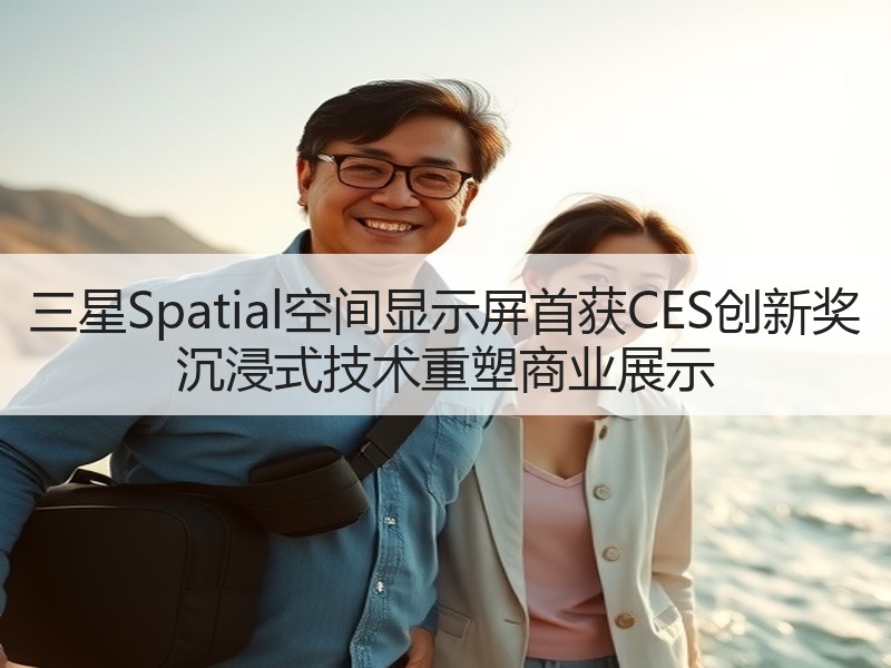 三星Spatial空间显示屏首获CES创新奖 沉浸式技术重塑商业展示