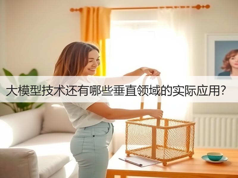 大模型技术还有哪些垂直领域的实际应用？