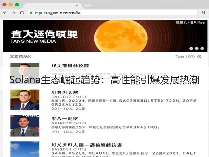 Solana生态崛起趋势：高性能引爆发展热潮