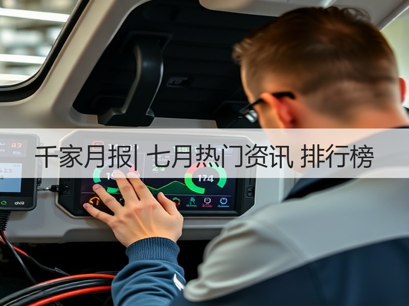千家月报| 七月热门资讯 排行榜